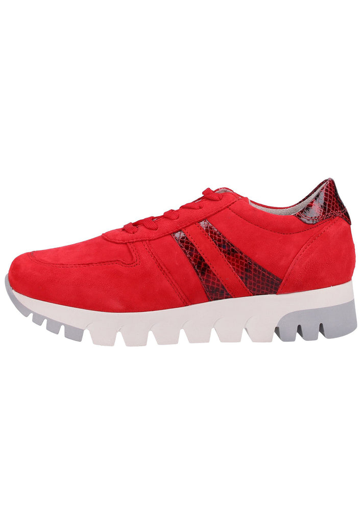 Tamaris Sneaker Leder/Textil Rot - surf4shoes