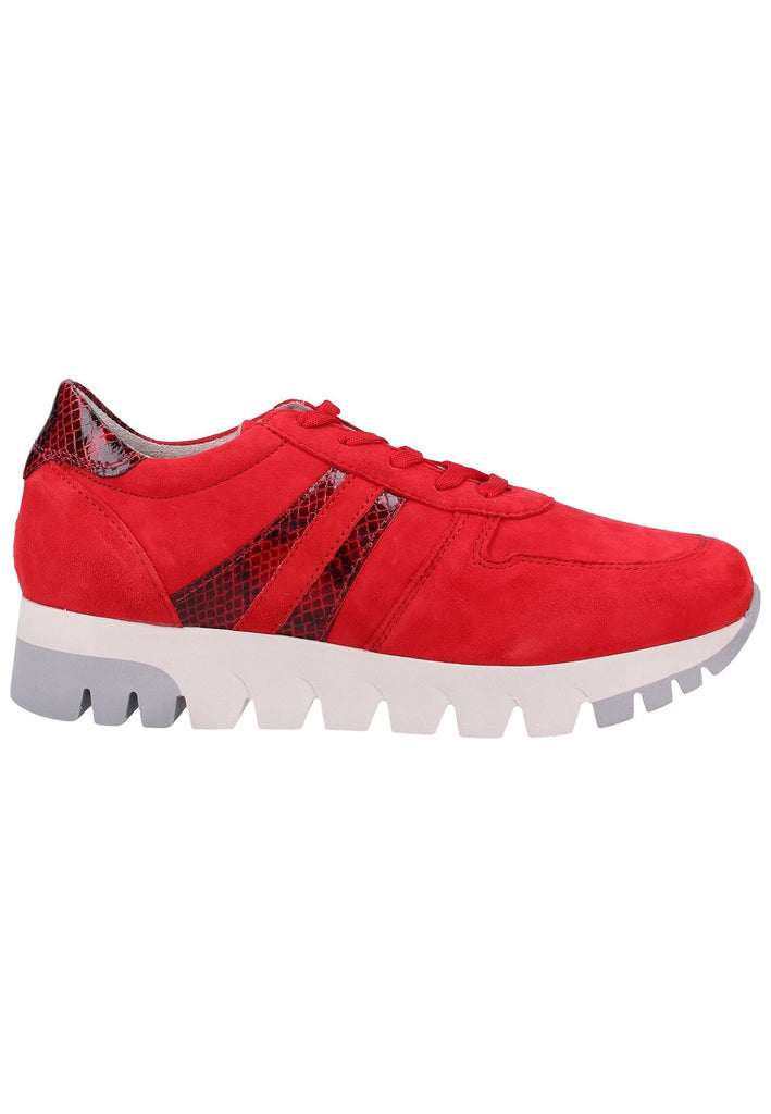 Tamaris Sneaker Leder/Textil Rot - surf4shoes
