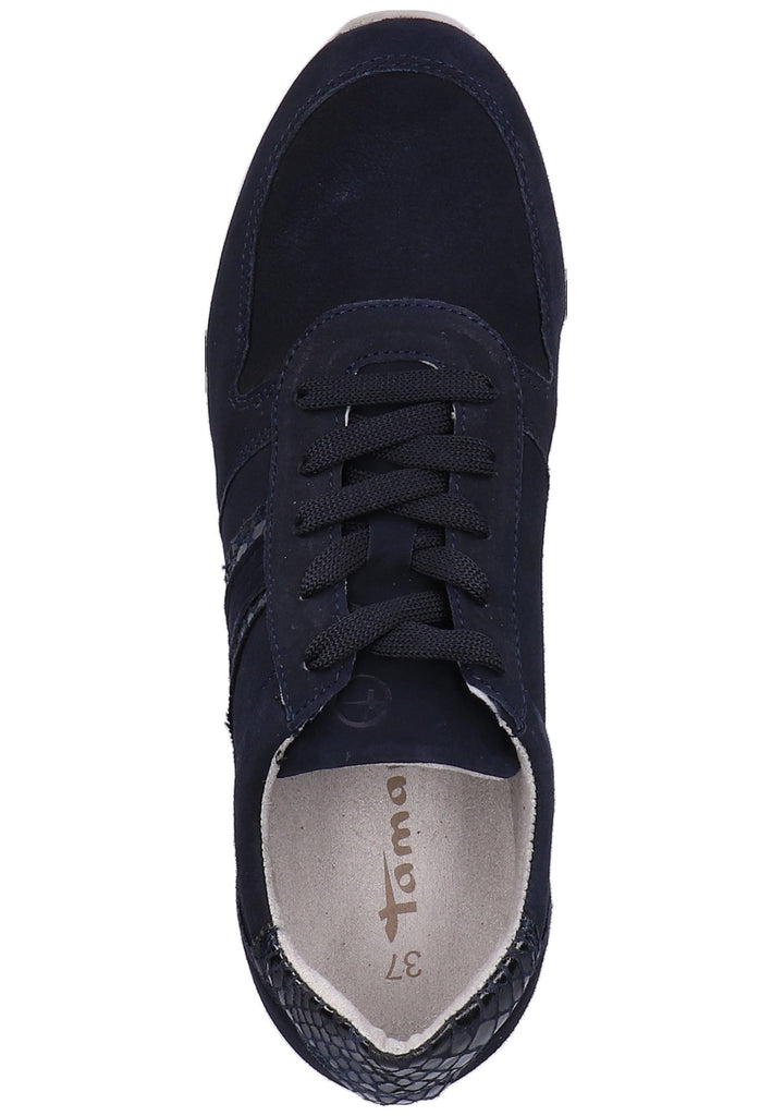 Tamaris Sneaker Leder/Textil Navy - surf4shoes