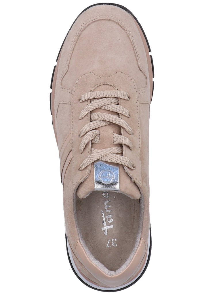 Tamaris Sneaker Leder/Synthetik Taupe - surf4shoes