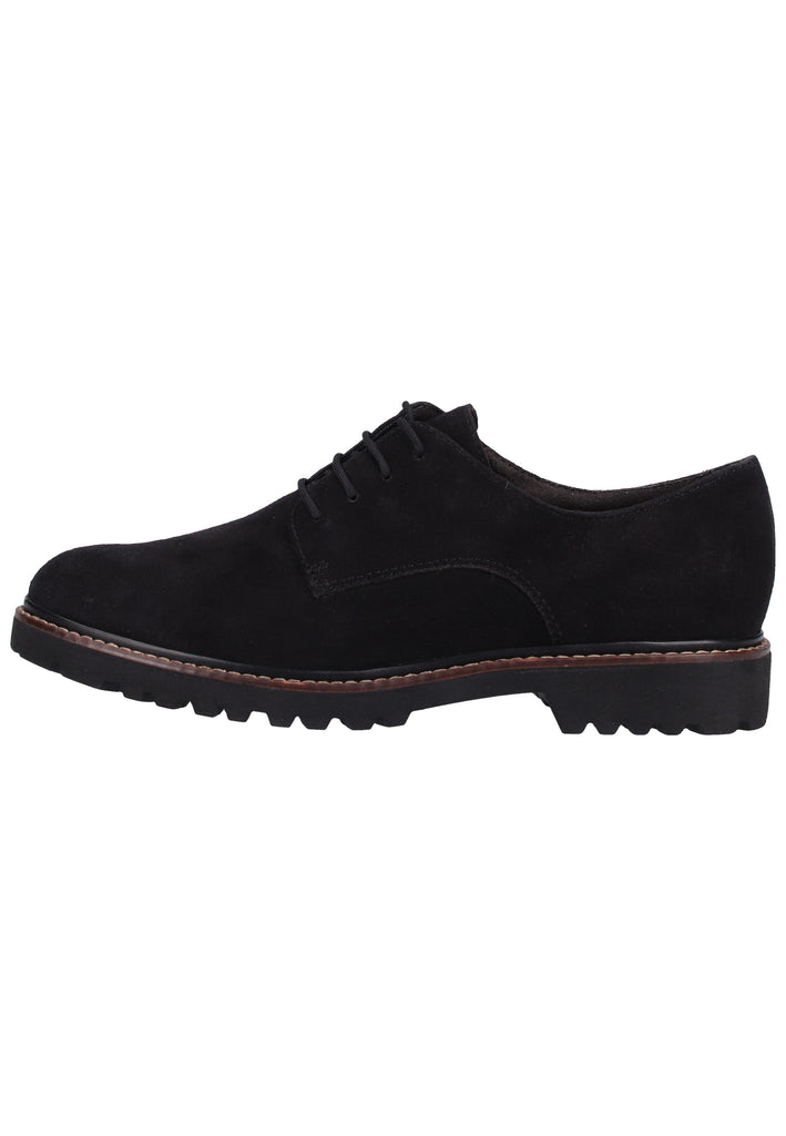 Tamaris Halbschuhe Veloursleder Schwarz - surf4shoes