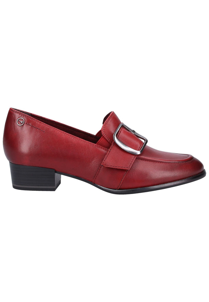 Tamaris Pumps Leder Rot - surf4shoes
