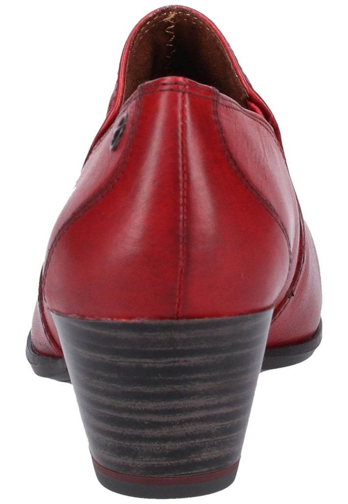 Tamaris Pumps Leder Rot - surf4shoes