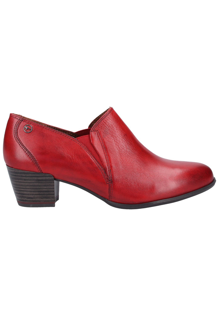 Tamaris Pumps Leder Rot - surf4shoes