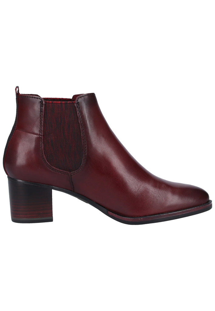Tamaris Stiefelette Leder Bordeaux - surf4shoes