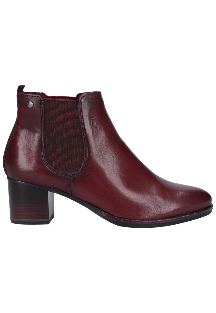 Tamaris Stiefelette Leder Bordeaux - surf4shoes