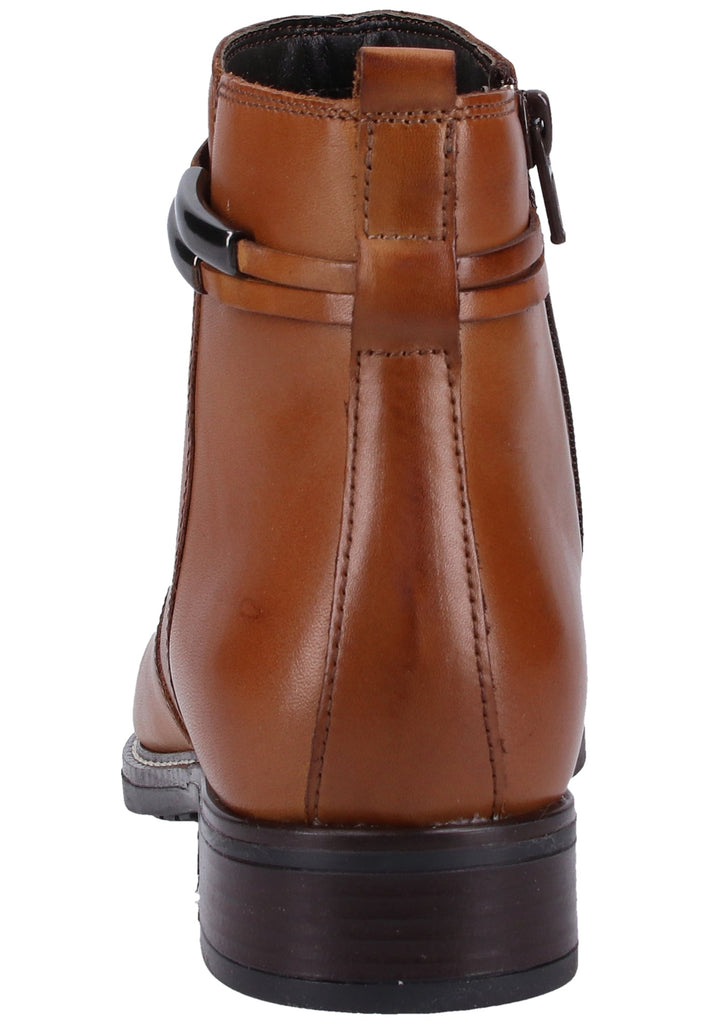 Tamaris Stiefelette Leder Nuss - surf4shoes