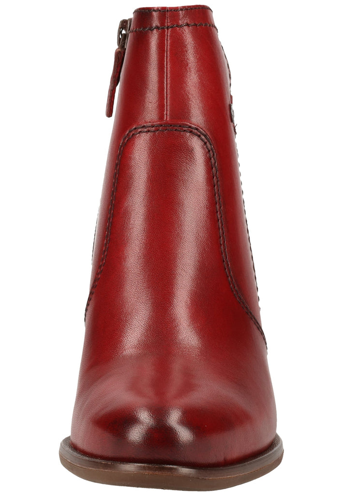 Tamaris Stiefelette Leder Rot - surf4shoes