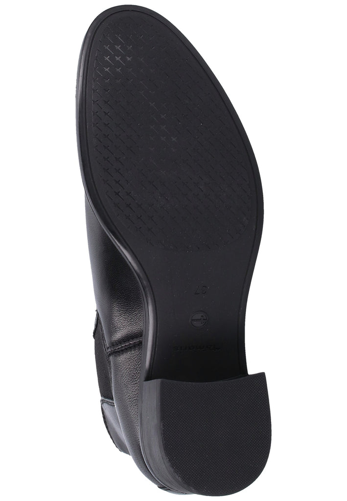 Tamaris Stiefelette Leder Schwarz - surf4shoes