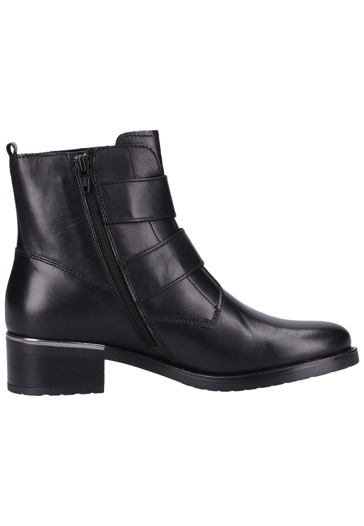 Tamaris Stiefelette Leder Schwarz - surf4shoes