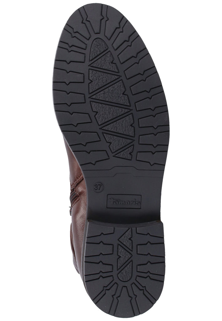 Tamaris Stiefelette Leder Cafe - surf4shoes