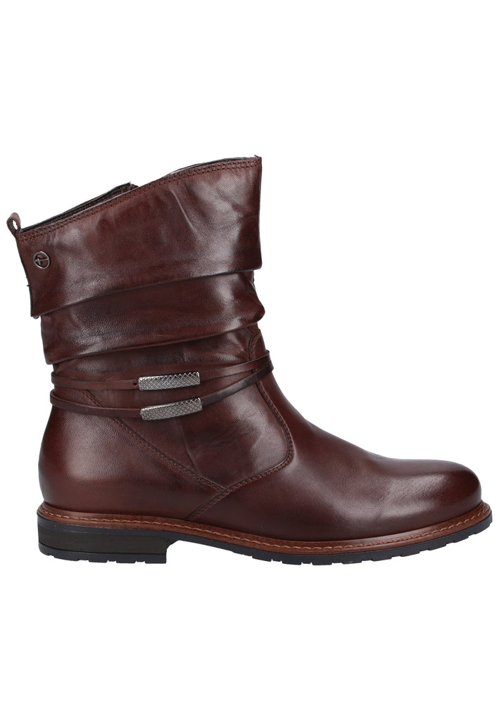 Tamaris Stiefelette Leder Cafe - surf4shoes