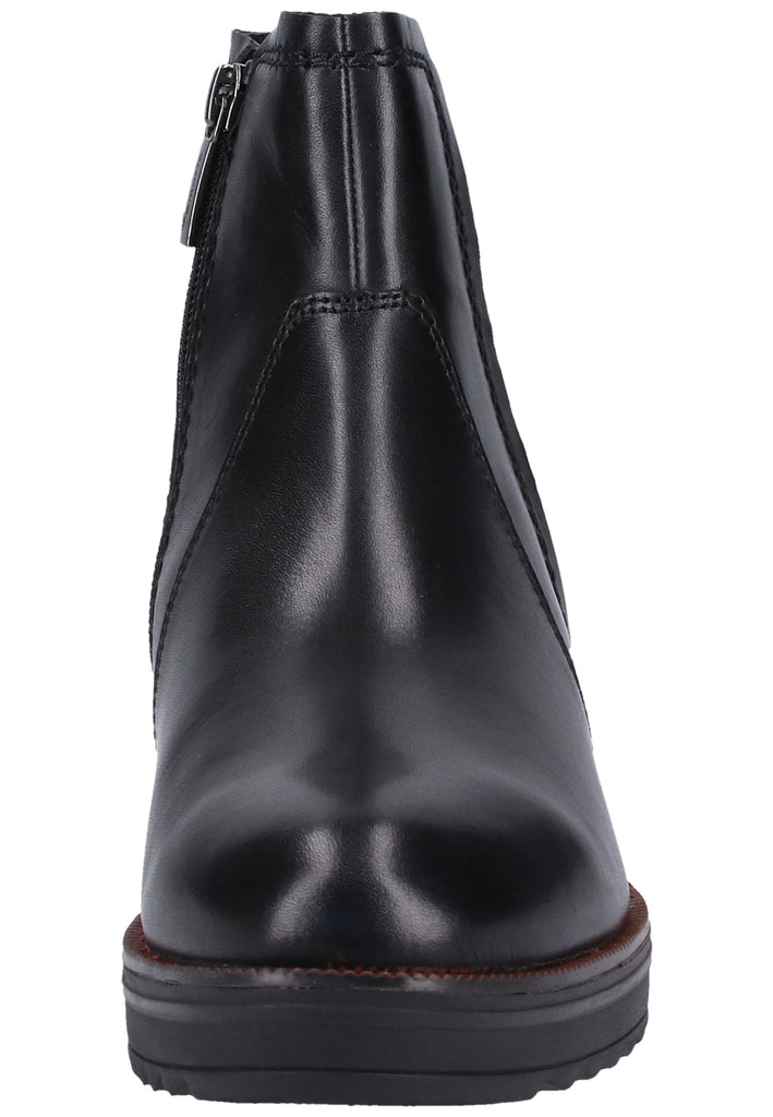 Tamaris Stiefelette Leder Schwarz - surf4shoes