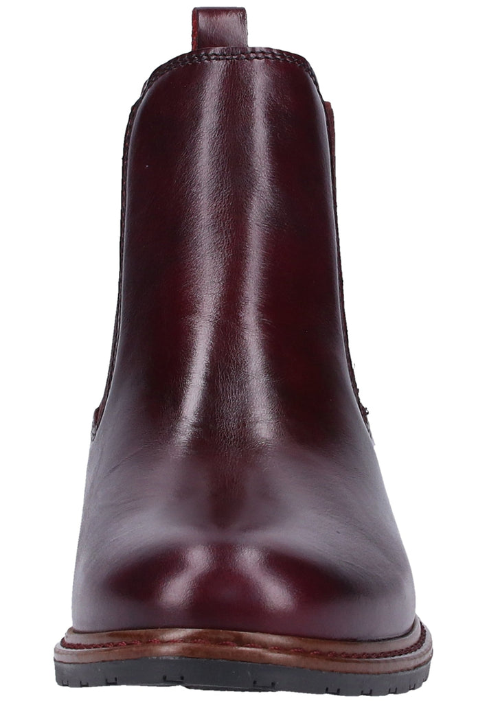 Tamaris Stiefelette Leder Bordeaux - surf4shoes