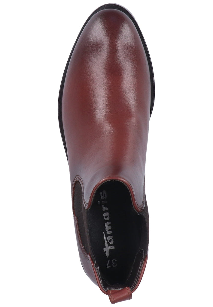 Tamaris Stiefelette Leder Cafe - surf4shoes