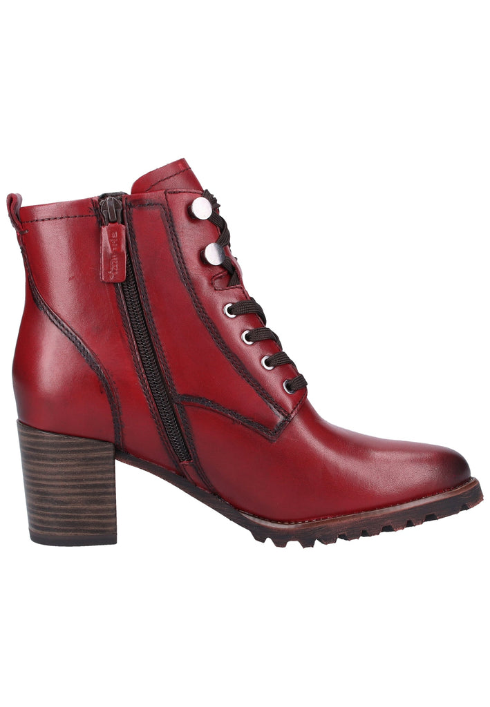 Tamaris Stiefelette Leder Rot - surf4shoes