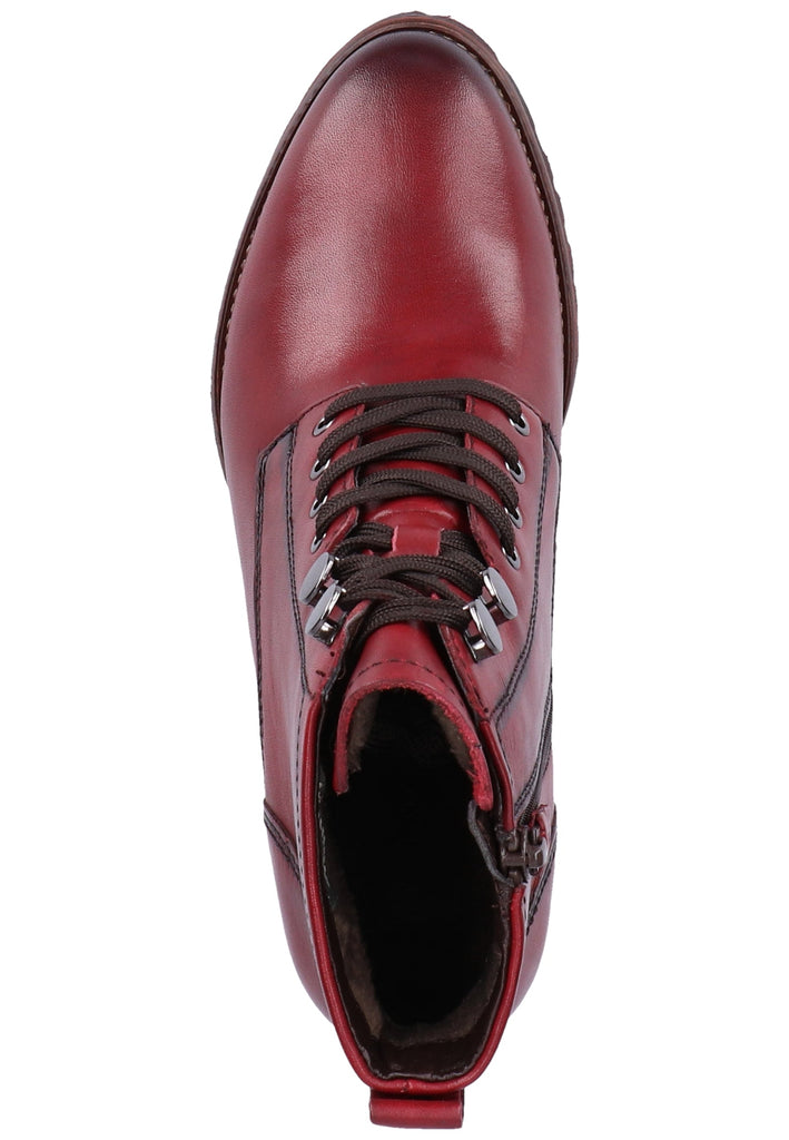 Tamaris Stiefelette Leder Rot - surf4shoes