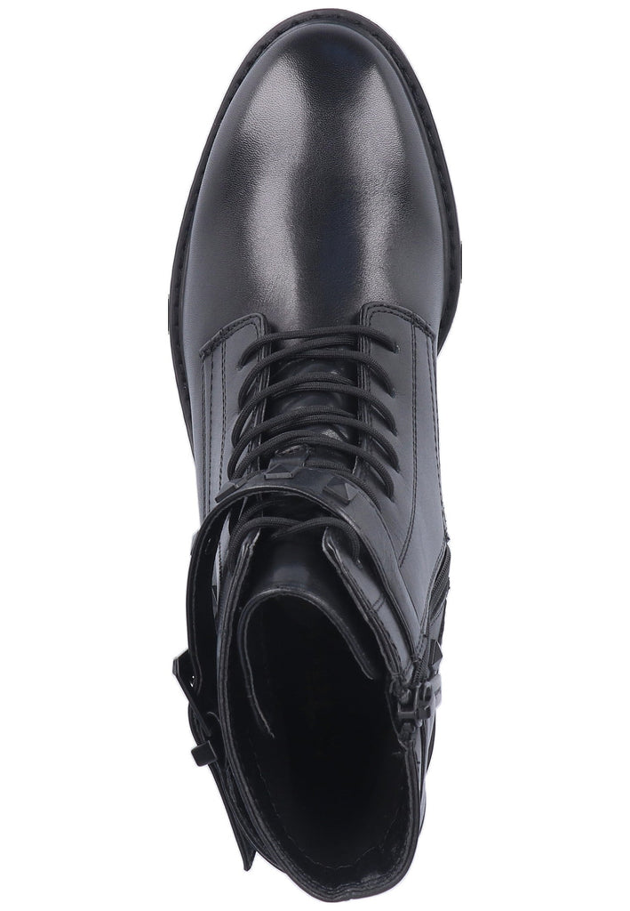 Tamaris Stiefelette Leder/Synthetik Schwarz - surf4shoes