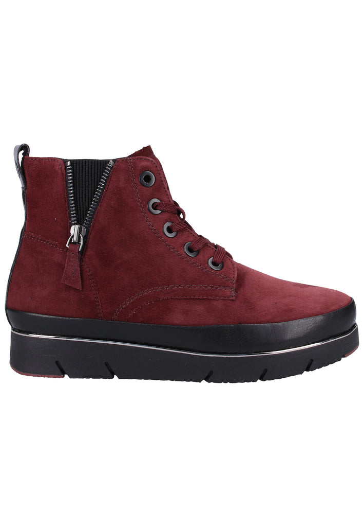 Tamaris Stiefelette Leder/Synthetik Bordeaux - surf4shoes