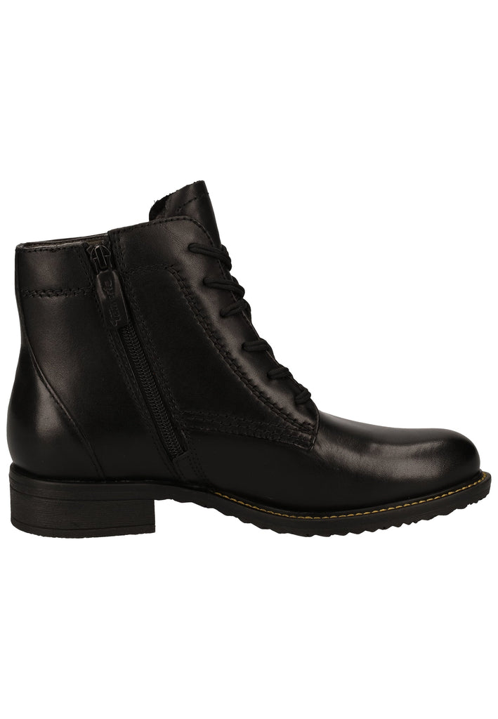 Tamaris Stiefelette Leder Schwarz - surf4shoes
