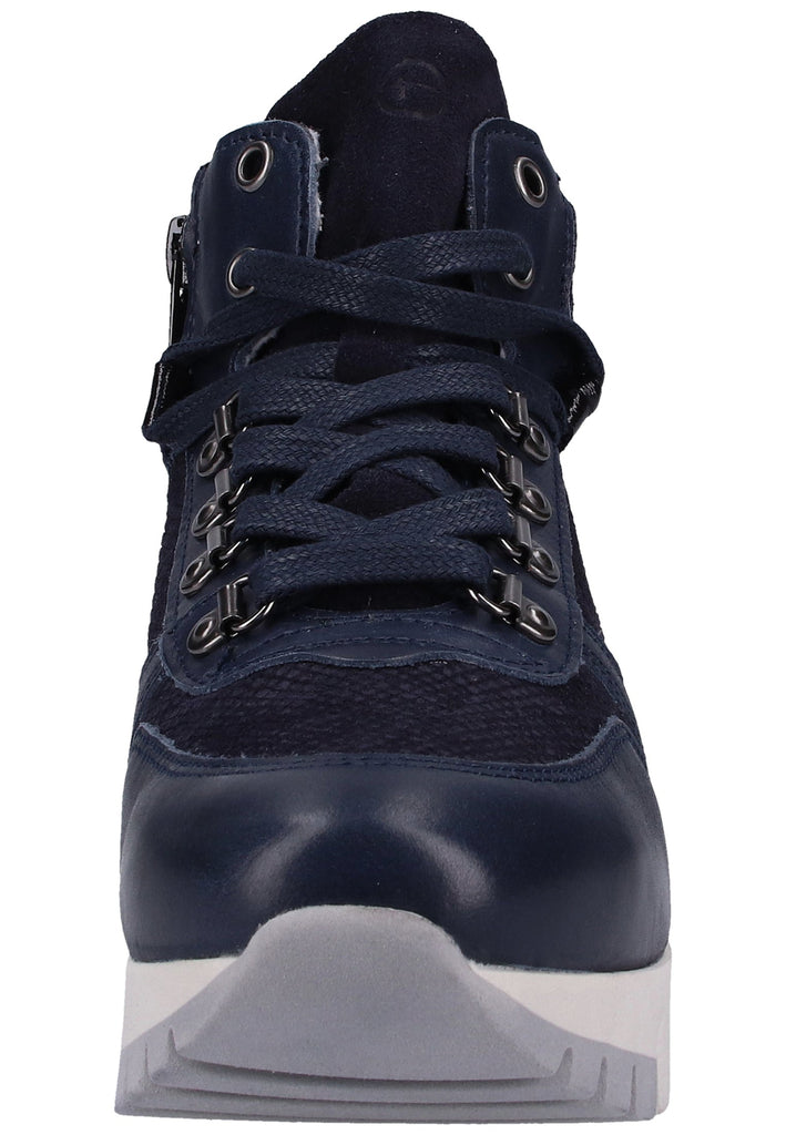 Tamaris Stiefelette Leder Navy - surf4shoes