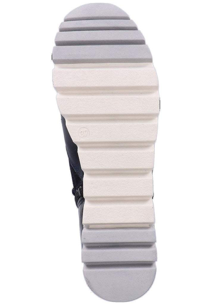 Tamaris Stiefelette Leder Navy - surf4shoes