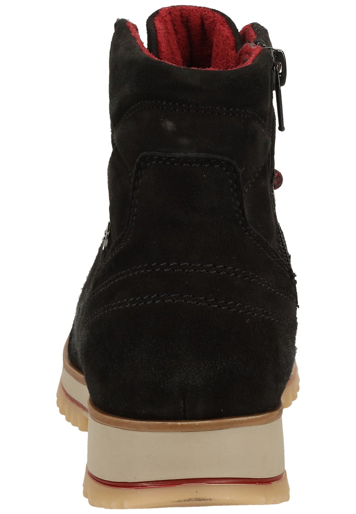 Tamaris Stiefelette Leder Schwarz - surf4shoes