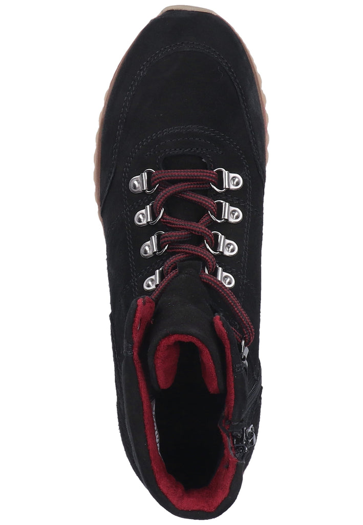 Tamaris Stiefelette Leder Schwarz - surf4shoes