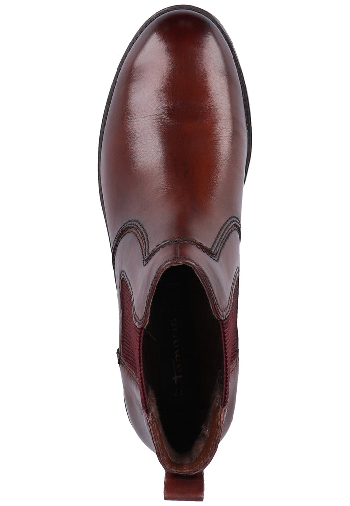 Tamaris Stiefelette Leder Cognac - surf4shoes