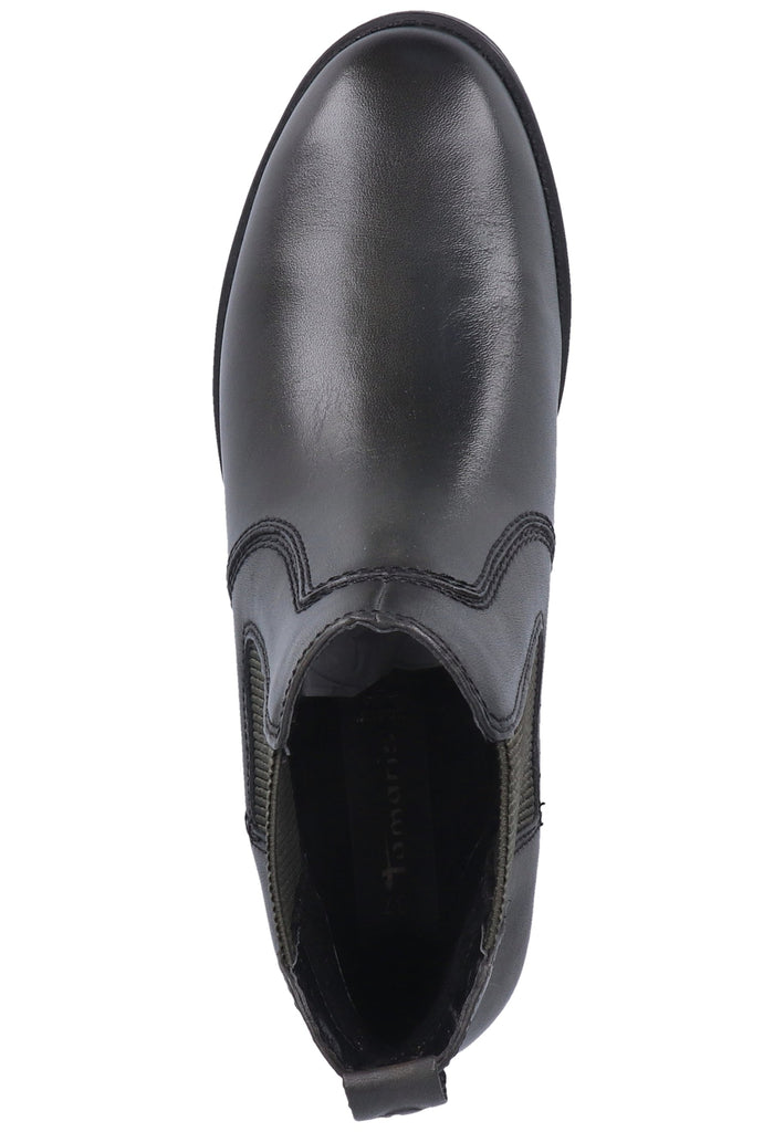 Tamaris Stiefelette Leder Dunkelgrün Warmfutter - surf4shoes