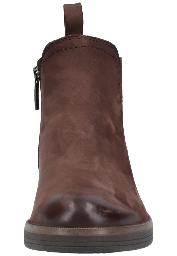 Tamaris Stiefelette Nubukleder Mocca - surf4shoes
