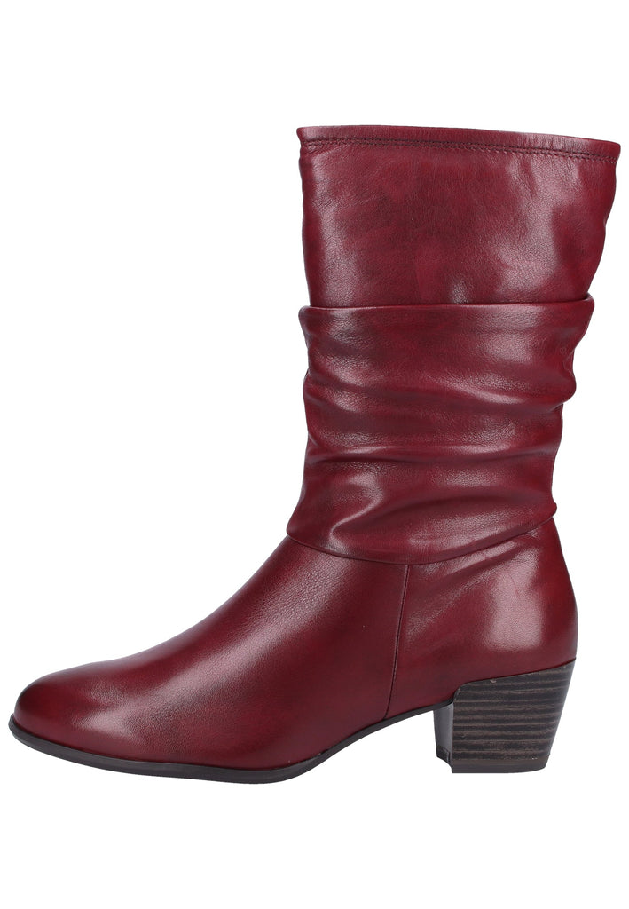 Tamaris Stiefel Leder Bordeaux - surf4shoes