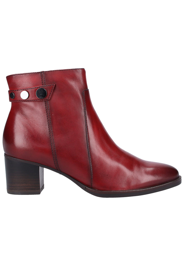 Tamaris Stiefelette Leder Rot - surf4shoes