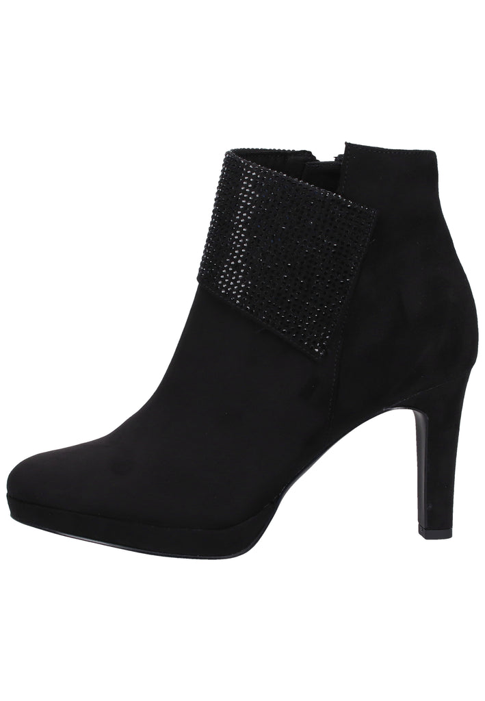 Tamaris Stiefelette Lederimitat Schwarz - surf4shoes