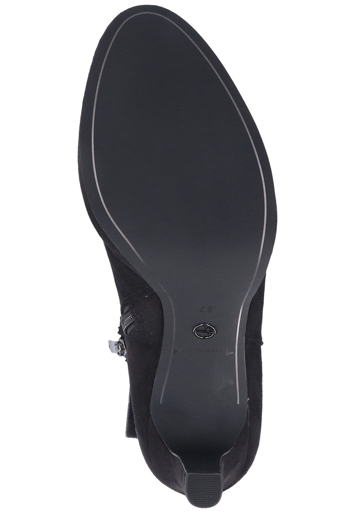 Tamaris Stiefelette Lederimitat Schwarz - surf4shoes