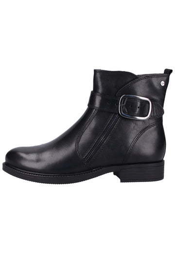 Tamaris Stiefelette Leder/Synthetik Schwarz Warmfutter - surf4shoes