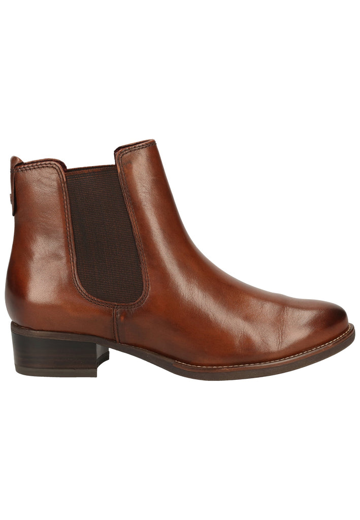 Tamaris Stiefelette Leder Cognac - surf4shoes