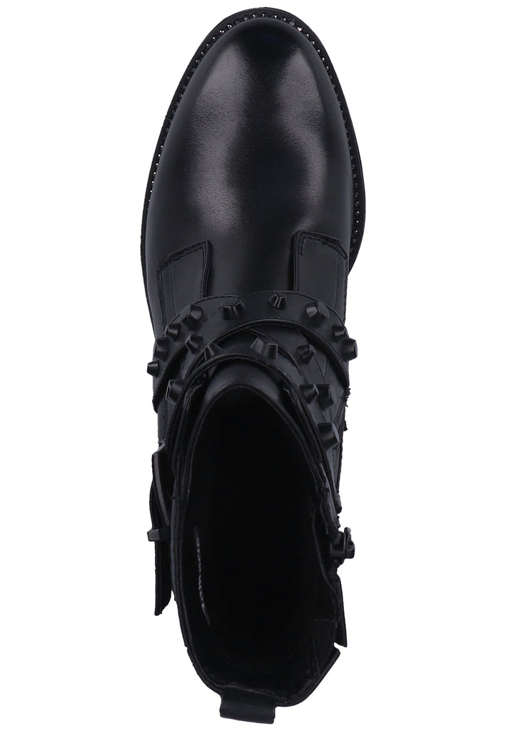 Tamaris Stiefelette Leder/Synthetik Schwarz - surf4shoes