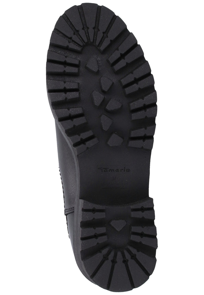 Tamaris Stiefelette Leder Schwarz - surf4shoes
