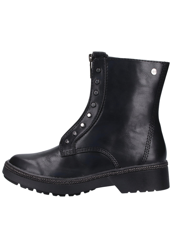 Tamaris Stiefelette Lederimitat Schwarz Warmfutter - surf4shoes