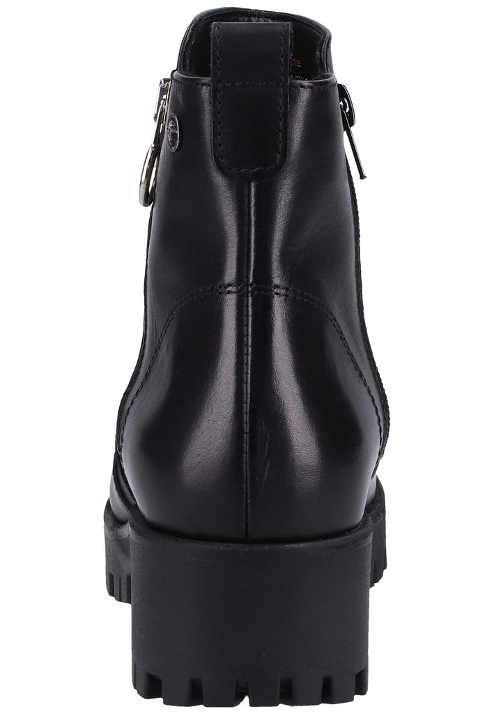 Tamaris Stiefelette Leder Schwarz - surf4shoes