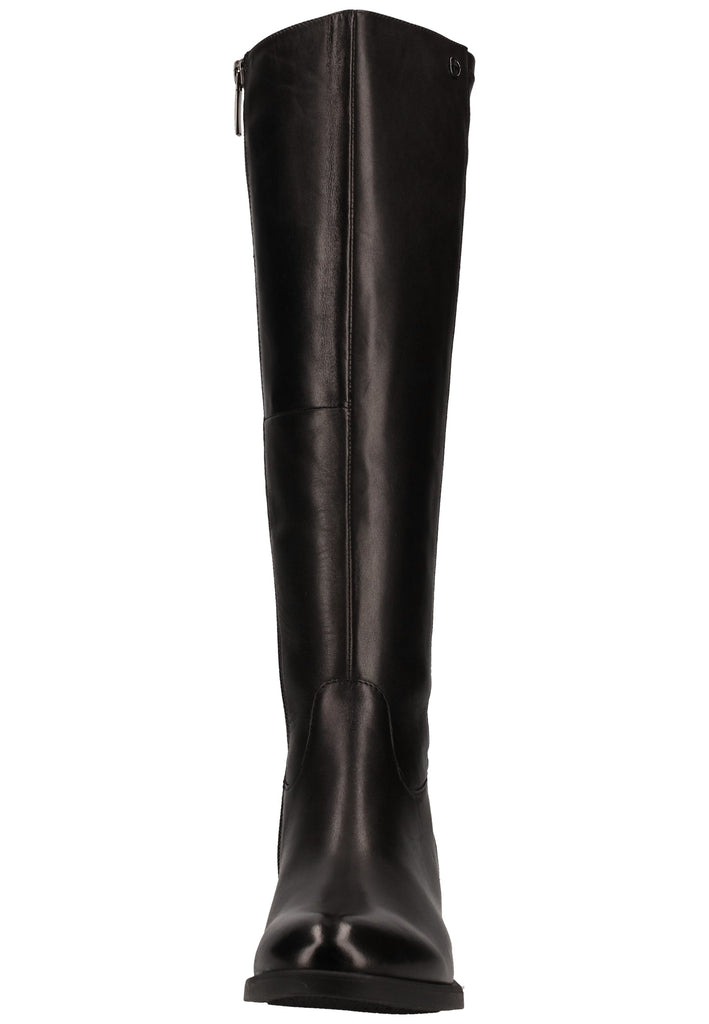 Tamaris Stiefel Leder/Textil Schwarz - surf4shoes