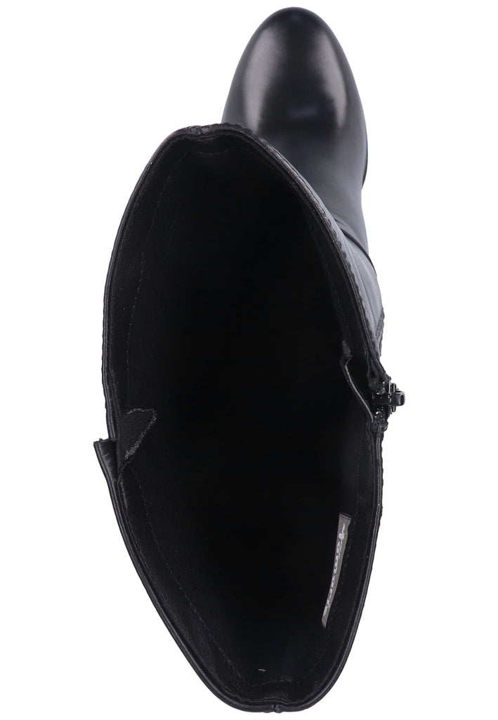 Tamaris Stiefel Leder Schwarz - surf4shoes