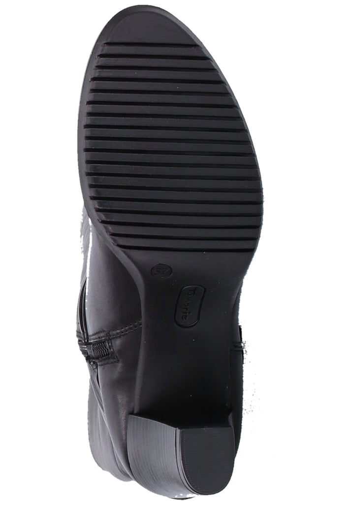 Tamaris Stiefel Leder Schwarz - surf4shoes