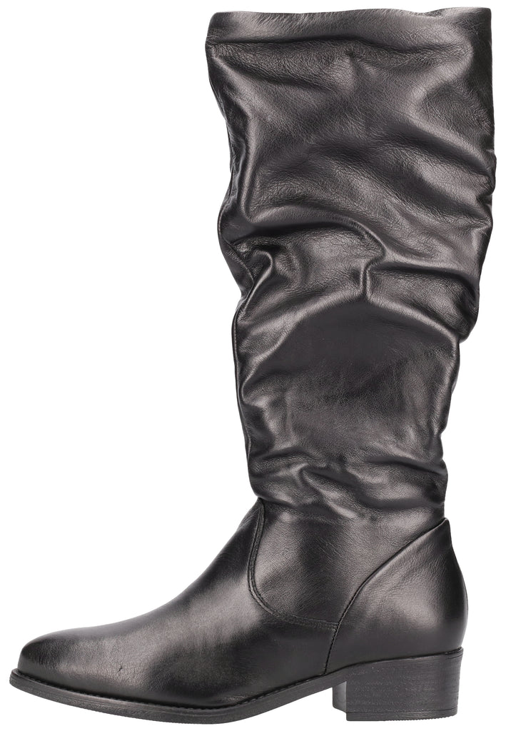 Tamaris Stiefel Leder Schwarz - surf4shoes