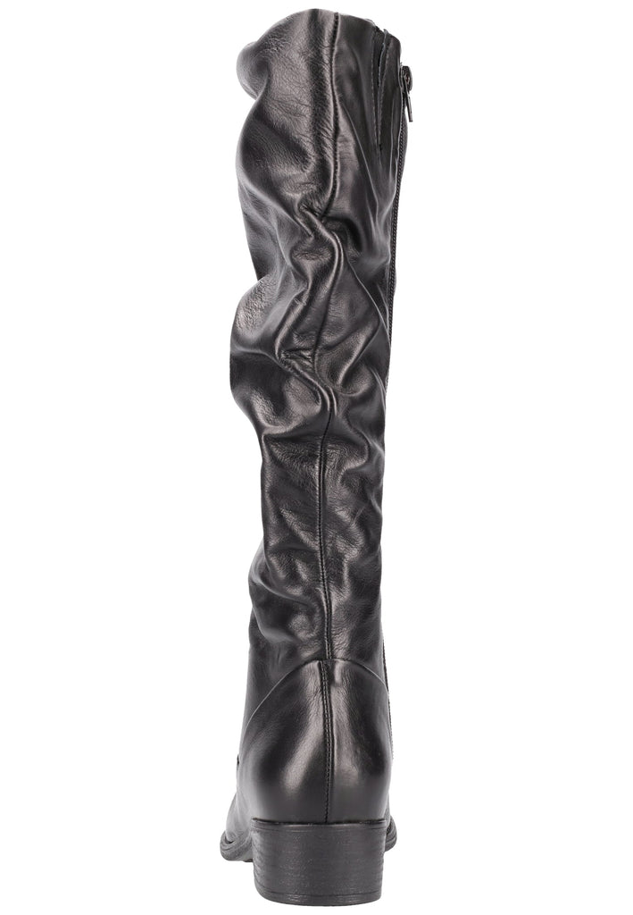 Tamaris Stiefel Leder Schwarz - surf4shoes