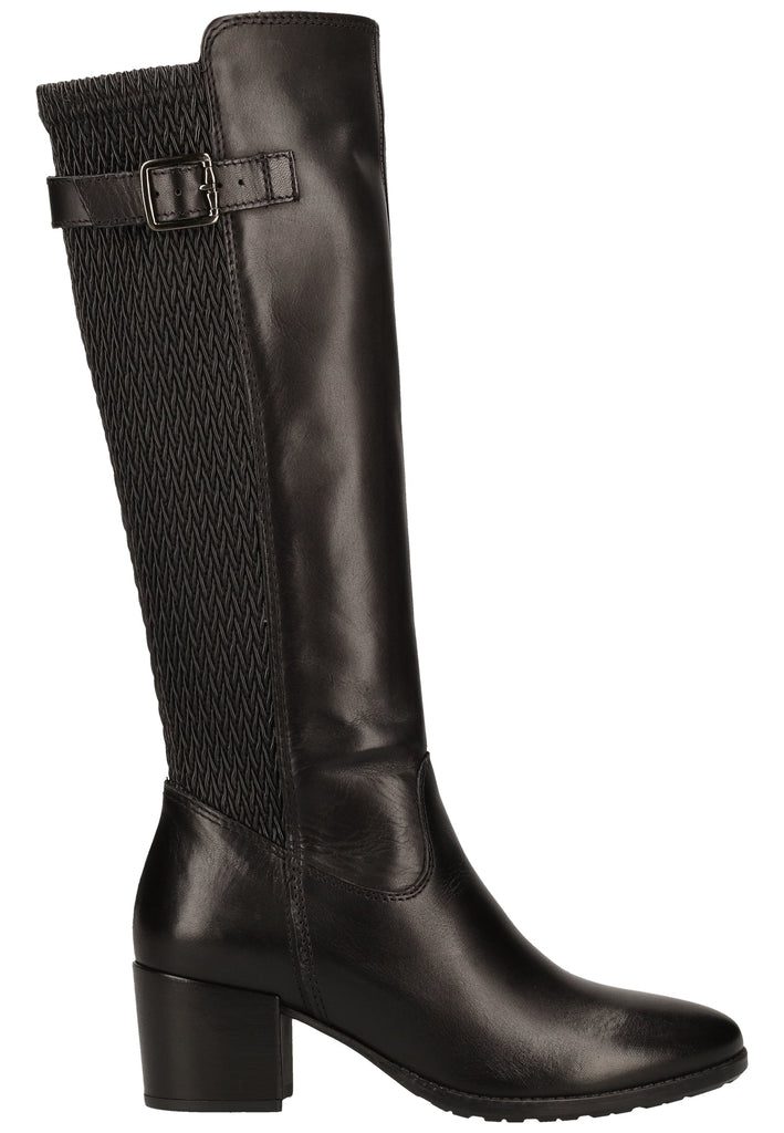 Tamaris Stiefel Leder/Synthetik Schwarz - surf4shoes