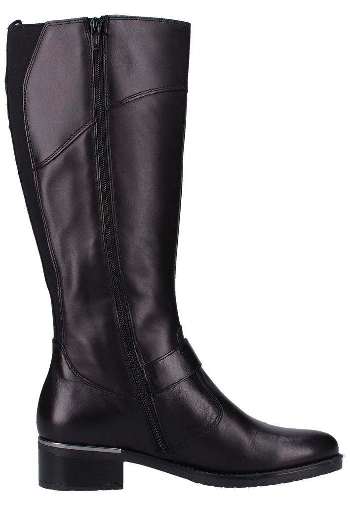 Tamaris Stiefel Leder Schwarz - surf4shoes