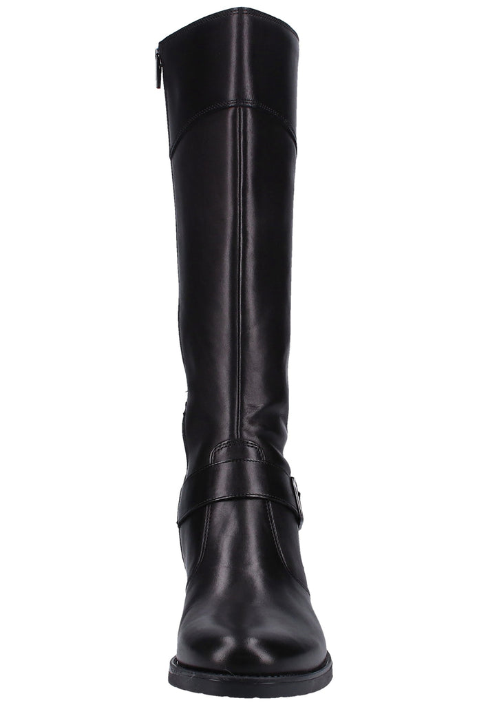 Tamaris Stiefel Leder Schwarz - surf4shoes