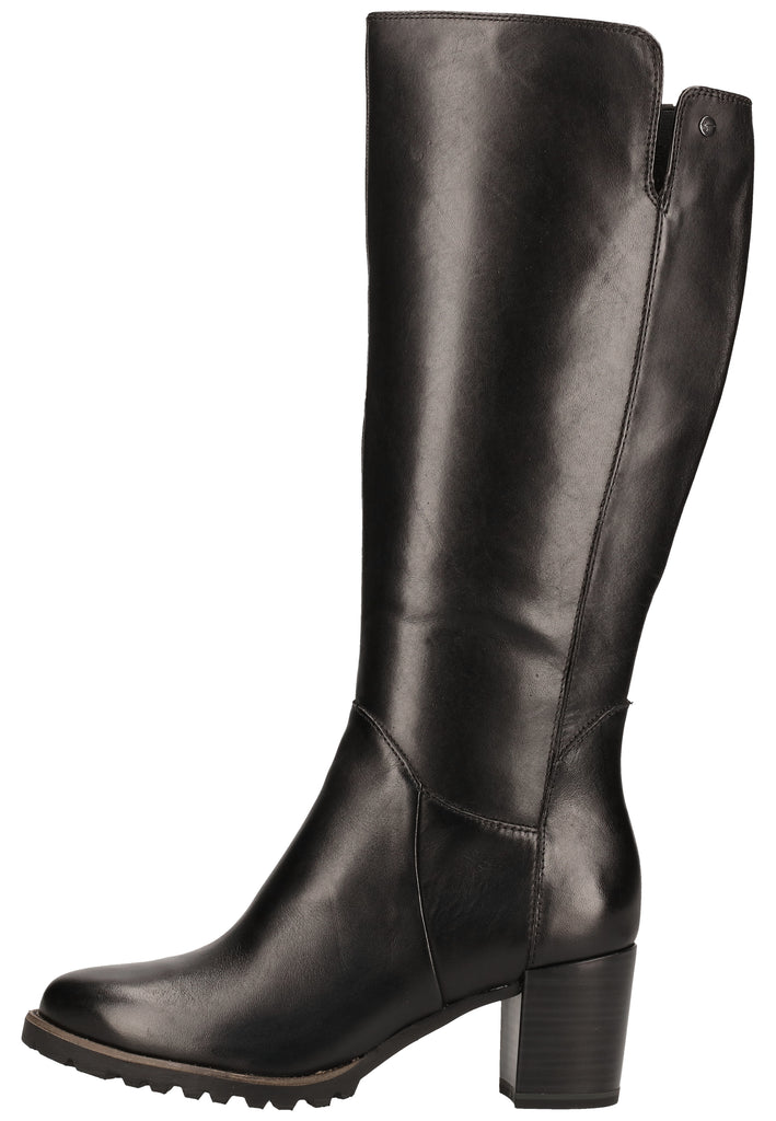 Tamaris Stiefel Leder Schwarz Warmfutter - surf4shoes